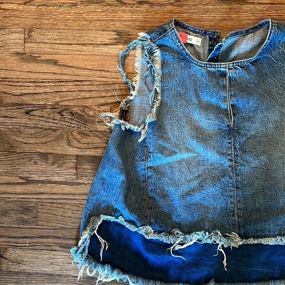 Women’s Blank NYC denim top Size Medium - Picture 2 of 4
